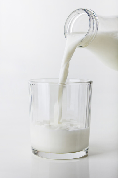 Milk in a glass - Foto, Imagen