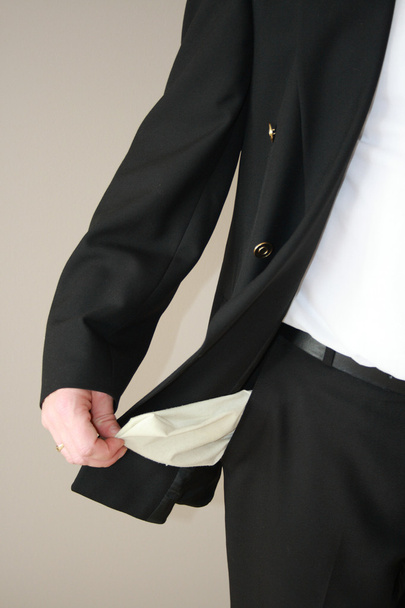 prázdné kapsy označující finanční ztráty a být švorc - Fotografie, Obrázek