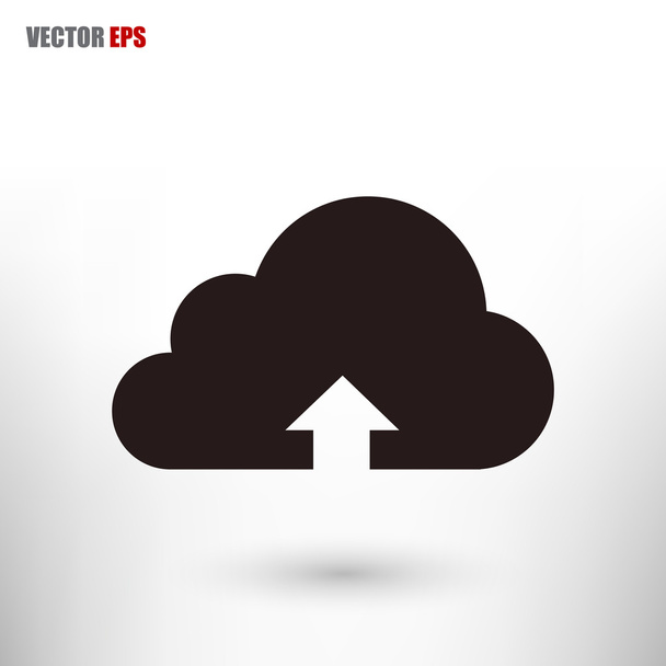 Cloud computing upload icon - Vektori, kuva