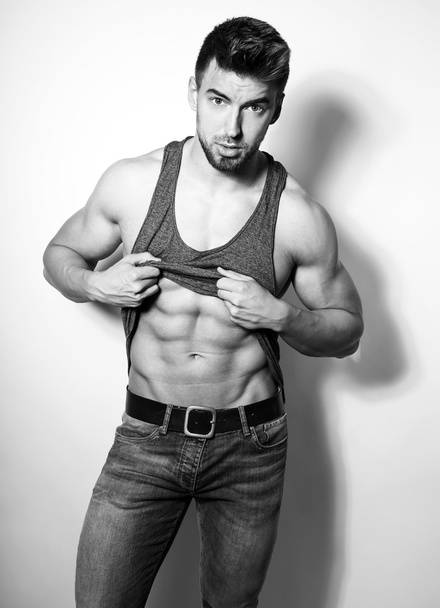 handsome young and fit man - Photo, Image