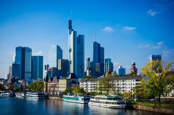 Skyline of Frankfurt, Germany. - Fotó, kép