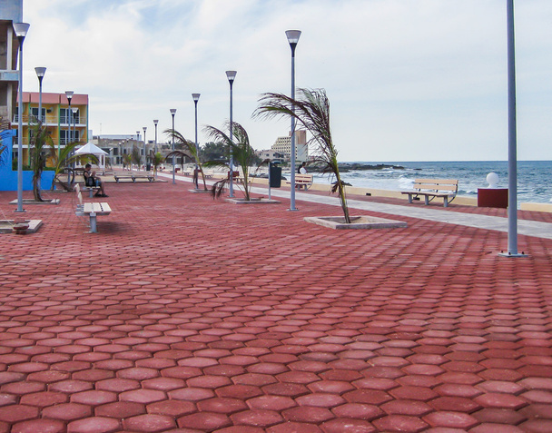 Betonozott sétány, Isla Mujeres - Fotó, kép