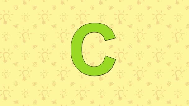 チーター。動物園アルファベットの文字 C - 映像、動画