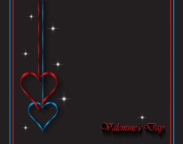 Valentine's Day card background. - Wektor, obraz