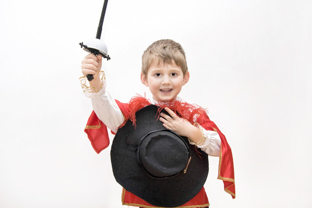 jongen met carnaval kostuum - Foto, afbeelding