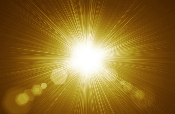 Στο κέντρο φωτός έκρηξη ήλιο κίτρινο πορτοκαλί καλοκαίρι. Ακτινική χαρακτήρα του abs - Φωτογραφία, εικόνα