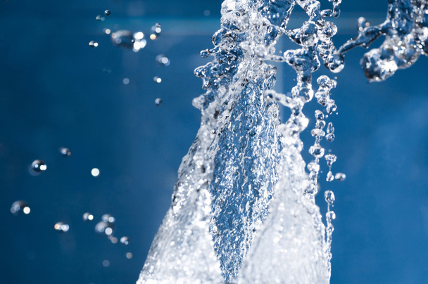 Splash van waterdrops close-up - Foto, afbeelding