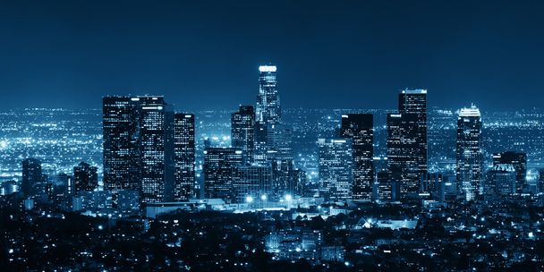 Los Ángeles por la noche - Foto, Imagen