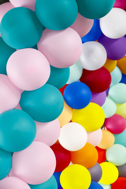 Stok fotoğraf renkli dekoratif balon arka plan - Fotoğraf, Görsel