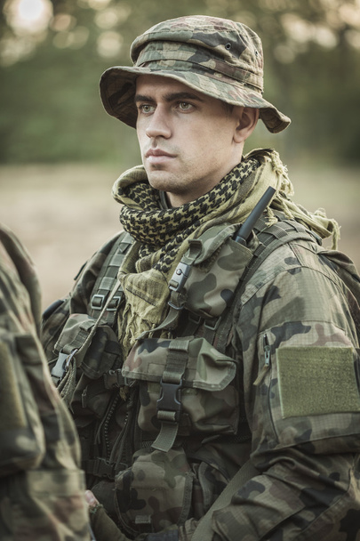 Soldier in uniform - Fotoğraf, Görsel