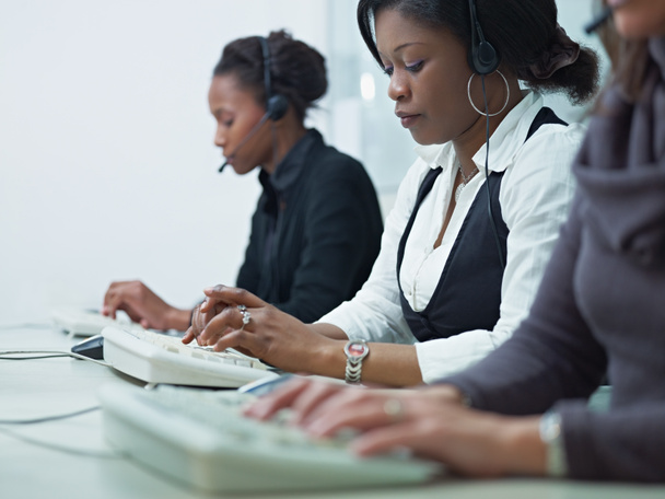 Women working in call center - Photo, Image