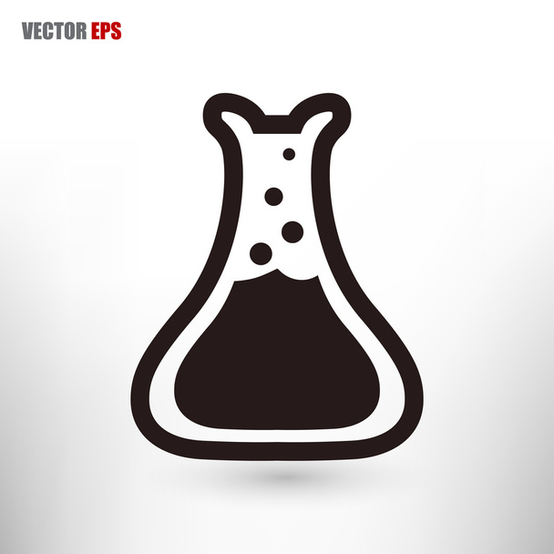 Laboratory glass  icon - Wektor, obraz