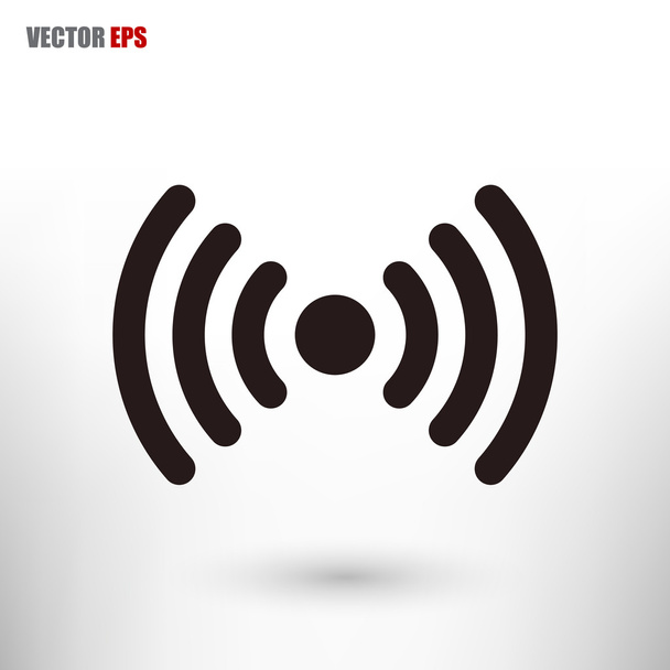 Wireless Icon,  Flat design style - Wektor, obraz