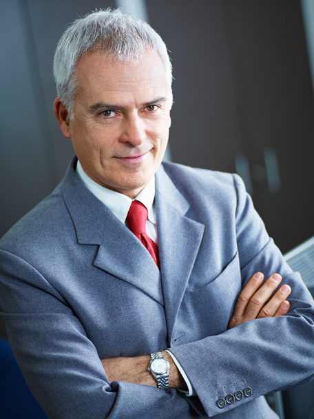 Mature businessman in office - Photo, image