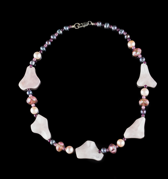 color plastic  necklace - Foto, Bild