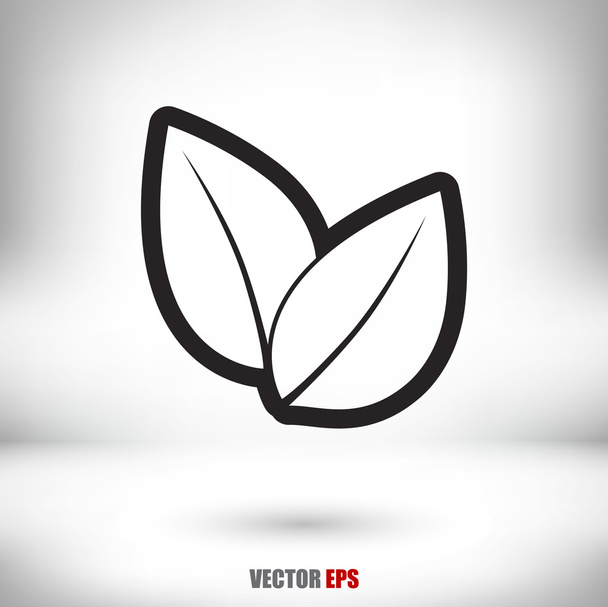 Tree leaves icon - Vector, imagen