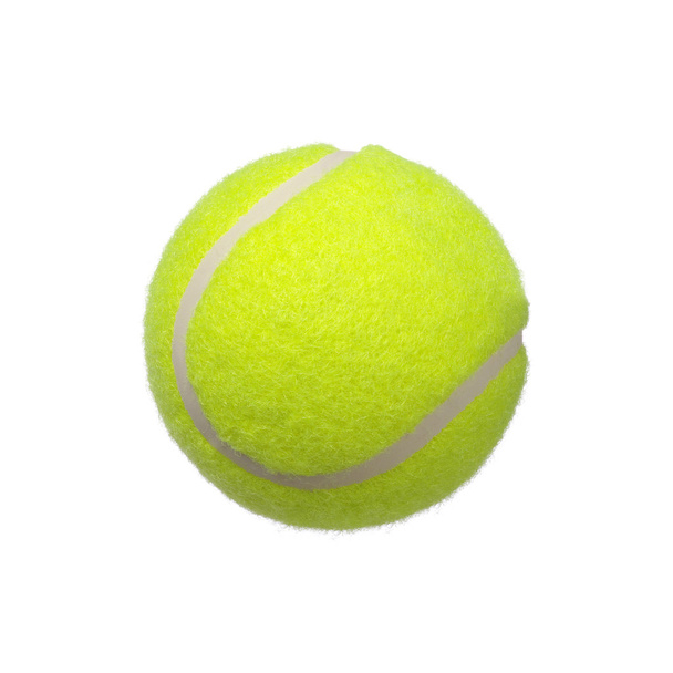 тенісний м'яч ізольований на білому
 - Фото, зображення