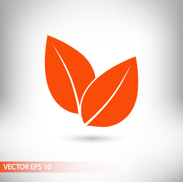 Tree leaves icon - Vector, Imagen