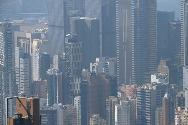 Городская архитектура Гонконга в день
 - Фото, изображение