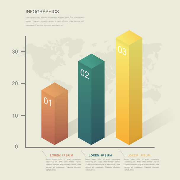 simplicity infographic template - Vektor, obrázek