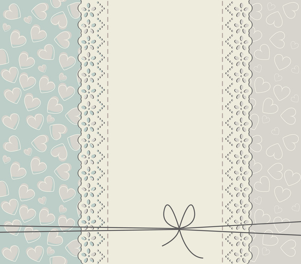 Stylish cover with cute hearts  your creative designs - Vektor, obrázek