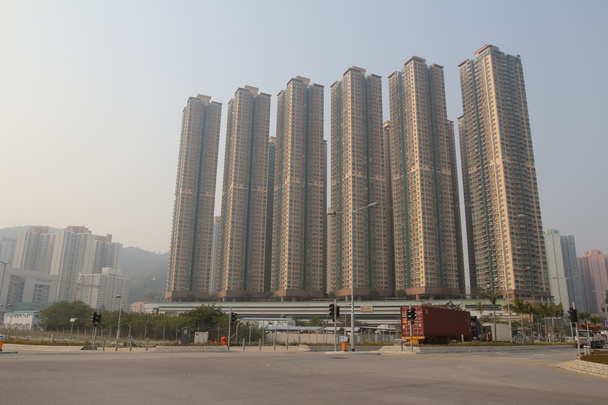 το νέο κτήριο διαμερισμάτων στο tseung kwan O - Φωτογραφία, εικόνα