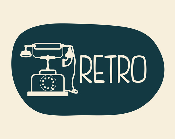 Retro technologieontwerp - Vector, afbeelding