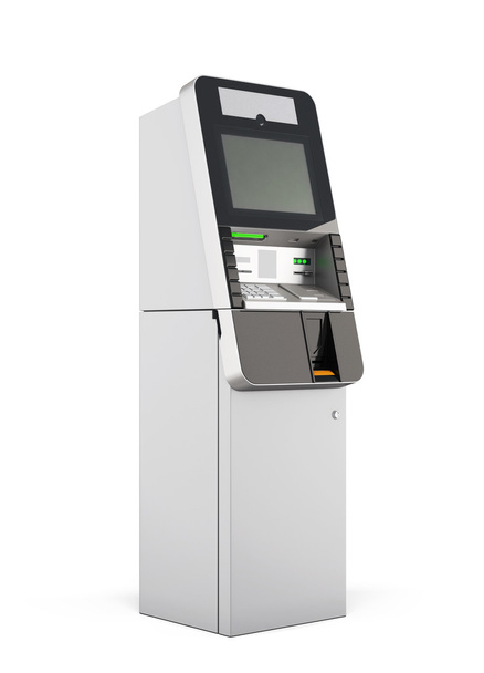 ATM machine. 3d rendering. - Photo, Image