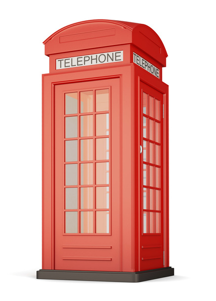 British red phone booth - Foto, Bild