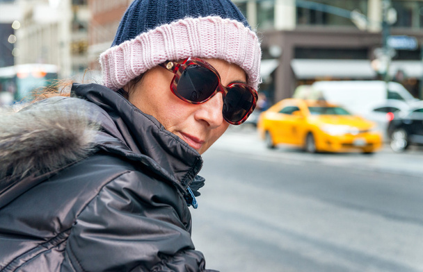 Woman on New york Street - Foto, Imagen
