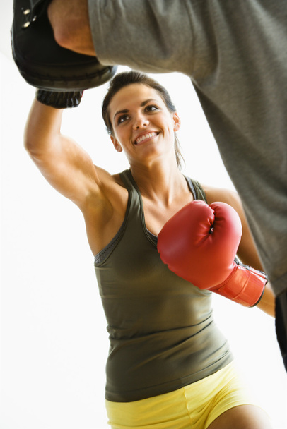 Woman punching - Фото, зображення