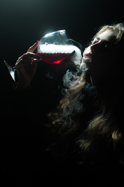 Woman with elixir of beauty - Photo, Image