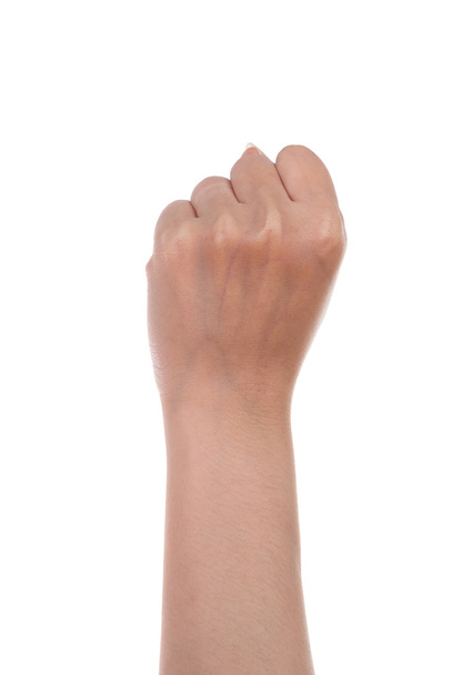 hand is showing zero fingers  - Fotó, kép