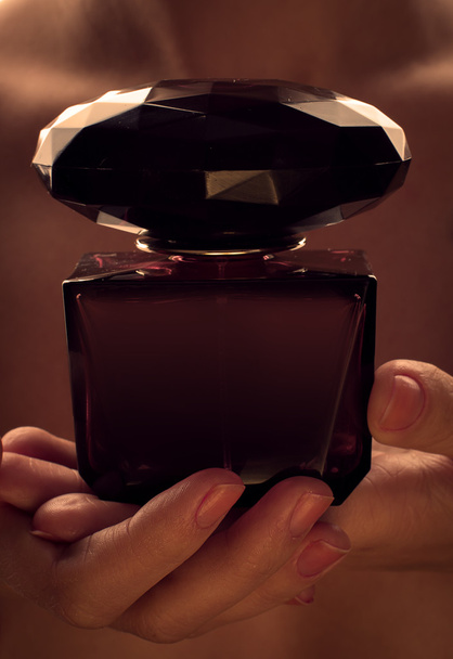 Perfume and girl - Photo, Image