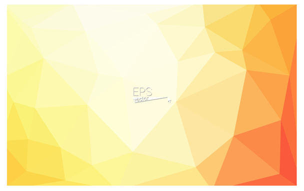Multicolor vermelho, amarelo, laranja geométrico enrugado triangular baixo estilo poli origami gradiente ilustração fundo gráfico. Design poligonal vetorial para o seu negócio
. - Vetor, Imagem