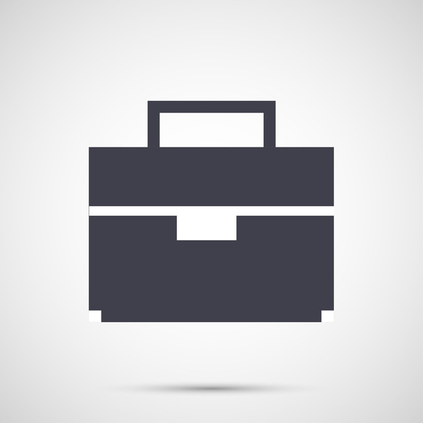 Simple design vector icons suitcase - Vektor, Bild