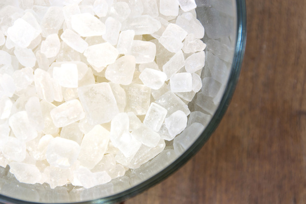Azúcar de roca en un vaso
 - Foto, imagen
