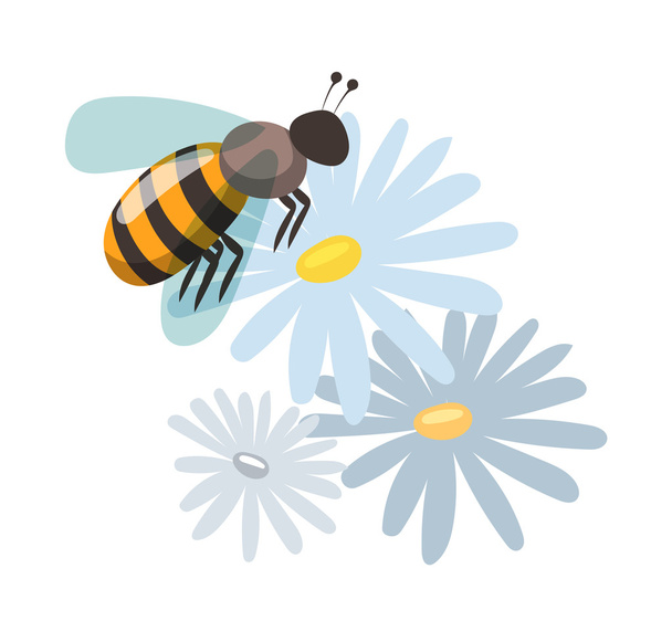 Векторные иллюстрации в стиле пчёл
 - Вектор,изображение