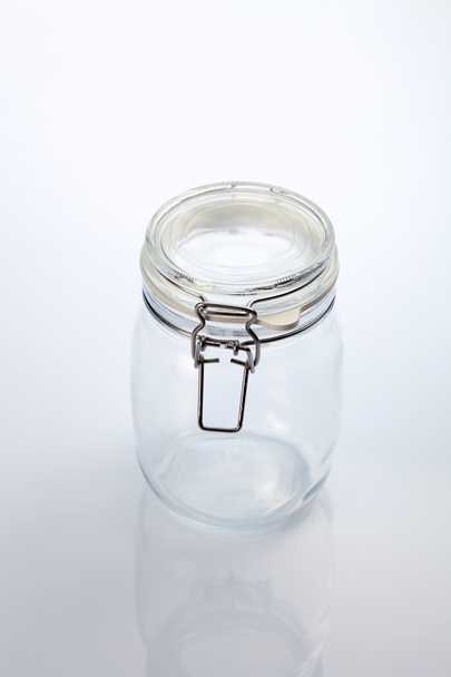 Air tight glass jar - Фото, изображение