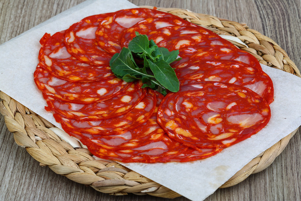 Tradiční klobásy Chorizo - Fotografie, Obrázek