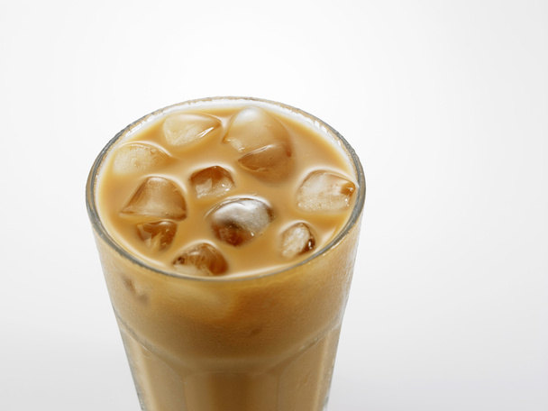 Ice coffee in a glass - 写真・画像