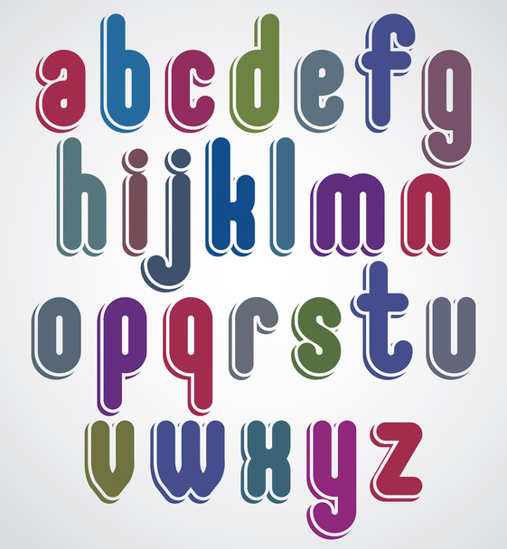 cartoon colorful  letters - Вектор, зображення