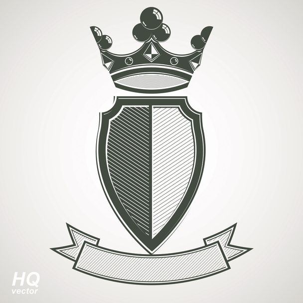 Heraldic royal blazon - Διάνυσμα, εικόνα