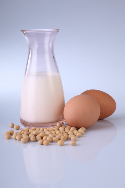 soy beans with milk - Foto, Imagem