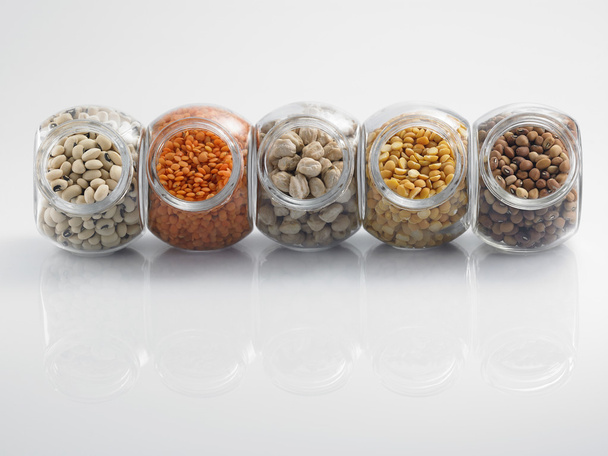 different assorted beans - Foto, afbeelding