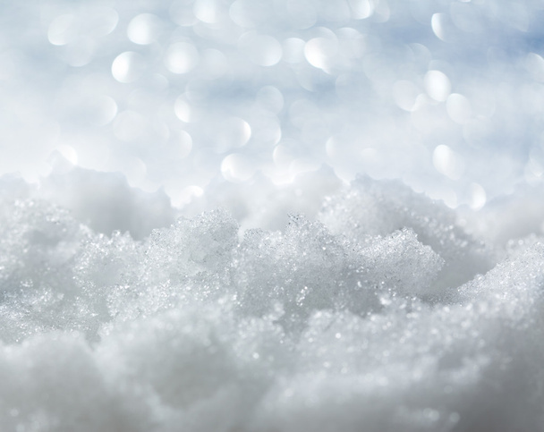Nieve blanca brillante
 - Foto, Imagen