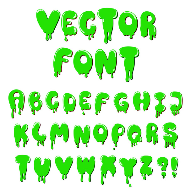 vector smudge alphabet - Vector, imagen