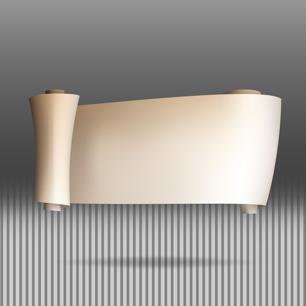 Roll Coiled Tube, Muster Textur Hintergrund für Design-Vektor, weißes Papier, Schriftrollen, Papierrollen auf weißem Hintergrund mit Platz für Text - Vektor, Bild