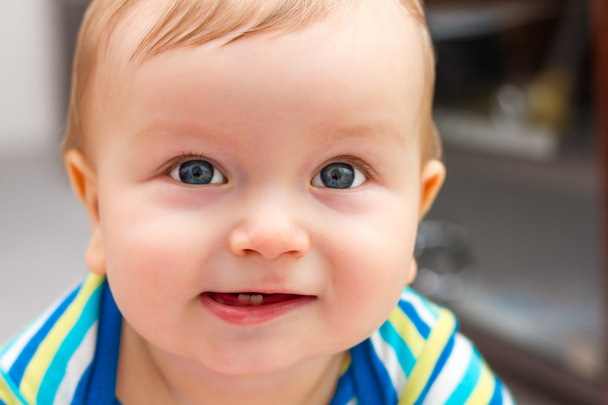 Portrait Of Adorable Smiling Little Boy - Fotoğraf, Görsel