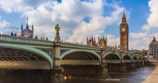 Big Ben a parlamentu v Londýně za rozbřesku - Záběry, video